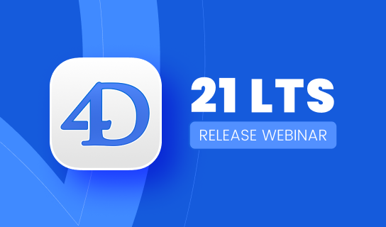 Webinario de lanzamiento de 4D 21 LTS