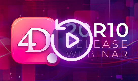 Webinario sobre el lanzamiento de 4D 20 R10