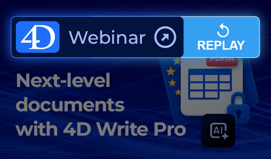 Webinario 4D Write Pro